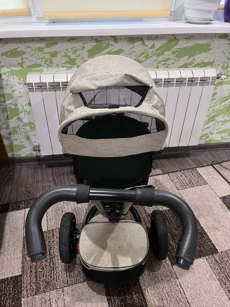 Дитячий триколісний велосипед Turbo Trike MT 1007-12 Бежевий