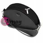 Czarny organizer do OBAG MOON LIGHT struktura 2 kieszenie OMAY