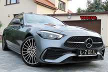 Mercedes-Benz Klasa C C300 258PS 4-MATIC AMG-line Panorama Skrętna Oś. Kamera 86Tkm 2022