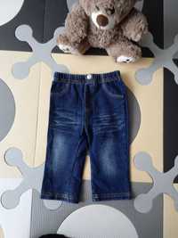 Spodnie jeansowe elastyczne ala legginsy 7 For All Mankind r.74