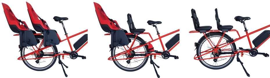 Rower Rodzinny 1.0 kargo bike Cargo przyczepka do przewozu dzieci
