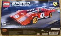 Lego Speed Champions 76906 Ferrari 512M/76907 Lotus Evija Novos