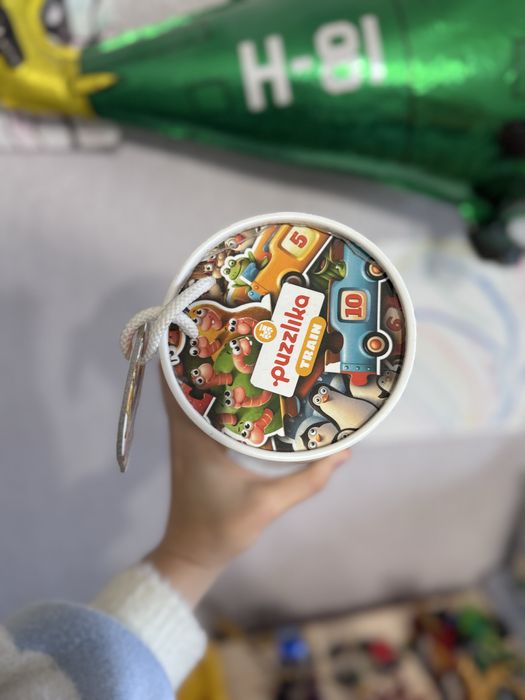 Складачка,  пазл Puzzlika Поїзд 20 елементів в ідеальному стані