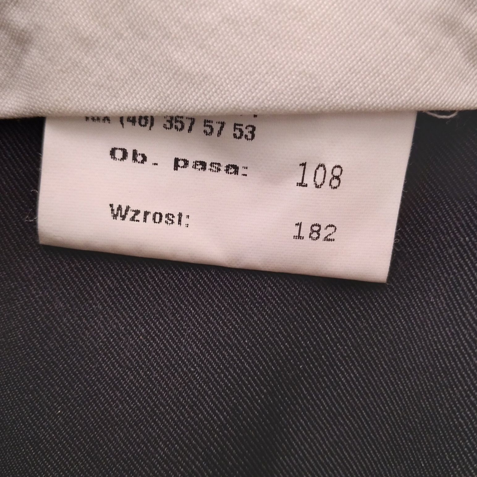 Garnitur męski rozm XL