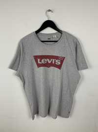 Футболка Мужская Levis,рр Л,ОРИГИНАЛ,Левис,Левайс,Серая,Хлопок,Логотип