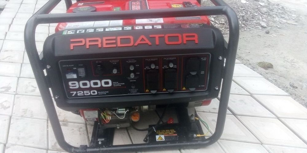 Генератор для дому або саду Predator 9000 Watt gas