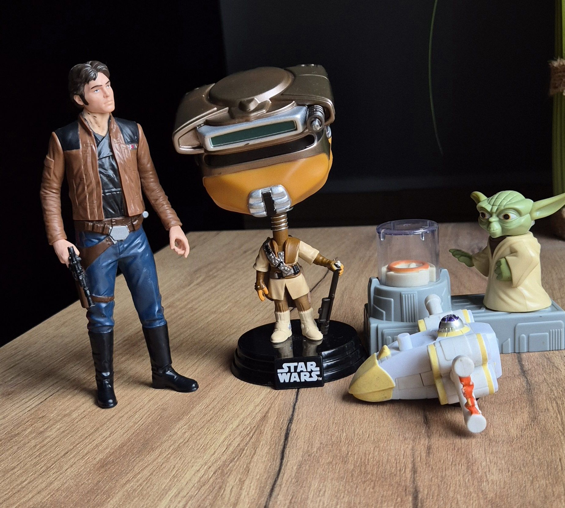 Figurki Star Wars Gwiezdne wojny księżniczka Leia Funko Han Solo Yoda