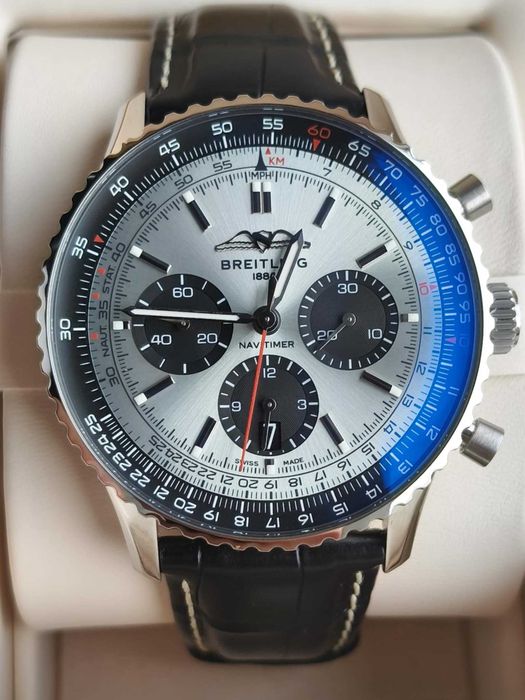 Breitling Navitimer B01 Chrono. 43mm ICE BLUE 2025r / Gwar. do 2033r.