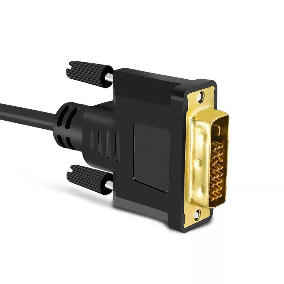 НОВЫЙ Переходник Full HD 1080P DVI-D DVI в VGA адаптер 25Pin в 15Pin