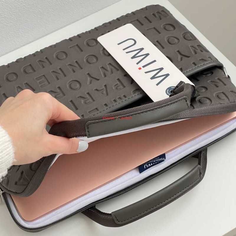 Тканевая макбук сумка для ноутбука Wiwu Cosmo Slim macbook 13'/15'