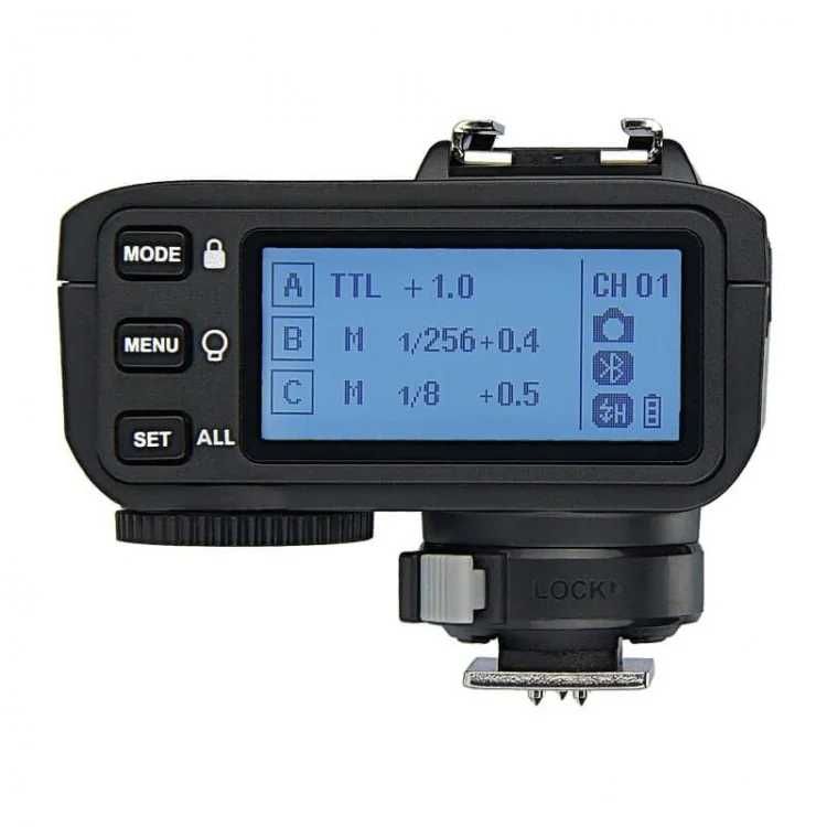 Transmissor Godox X2T + Receptor Godox X1R para Canon