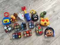 Zabawki mc Donald 15 sztuk kostki rubika lego przygoda itp