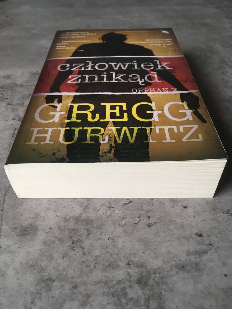 G. Hurwitz „Człowiek znikąd” cykl Orphan X thriller sensacja