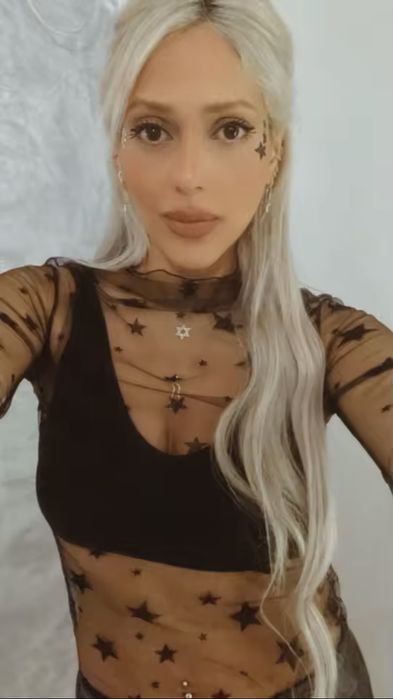 Прозрачная шелковая женская кофта