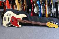 Fender Jazz Bass JB-62 Reissue White Japan - gitara basowa