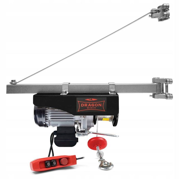 WCIĄGARKA ELEKTRYCZNA LINOWA 600kg 230V +RAMIĘ wciągarka budowlana