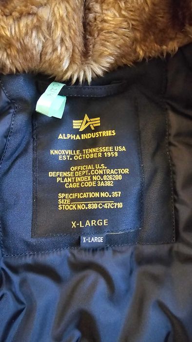 Kurtka Alpha Industries Explorer Black 193128/03 XL