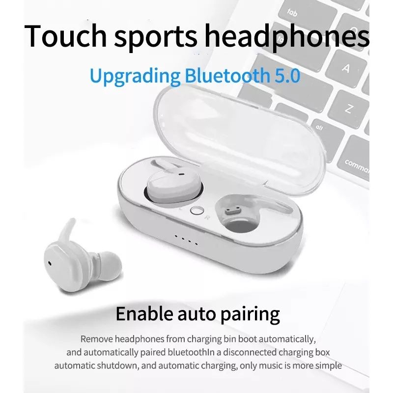 :Nowe Słuchawki Bezprzewodowe Bluetooth EARBUDS Y30 dotykowe! Super!