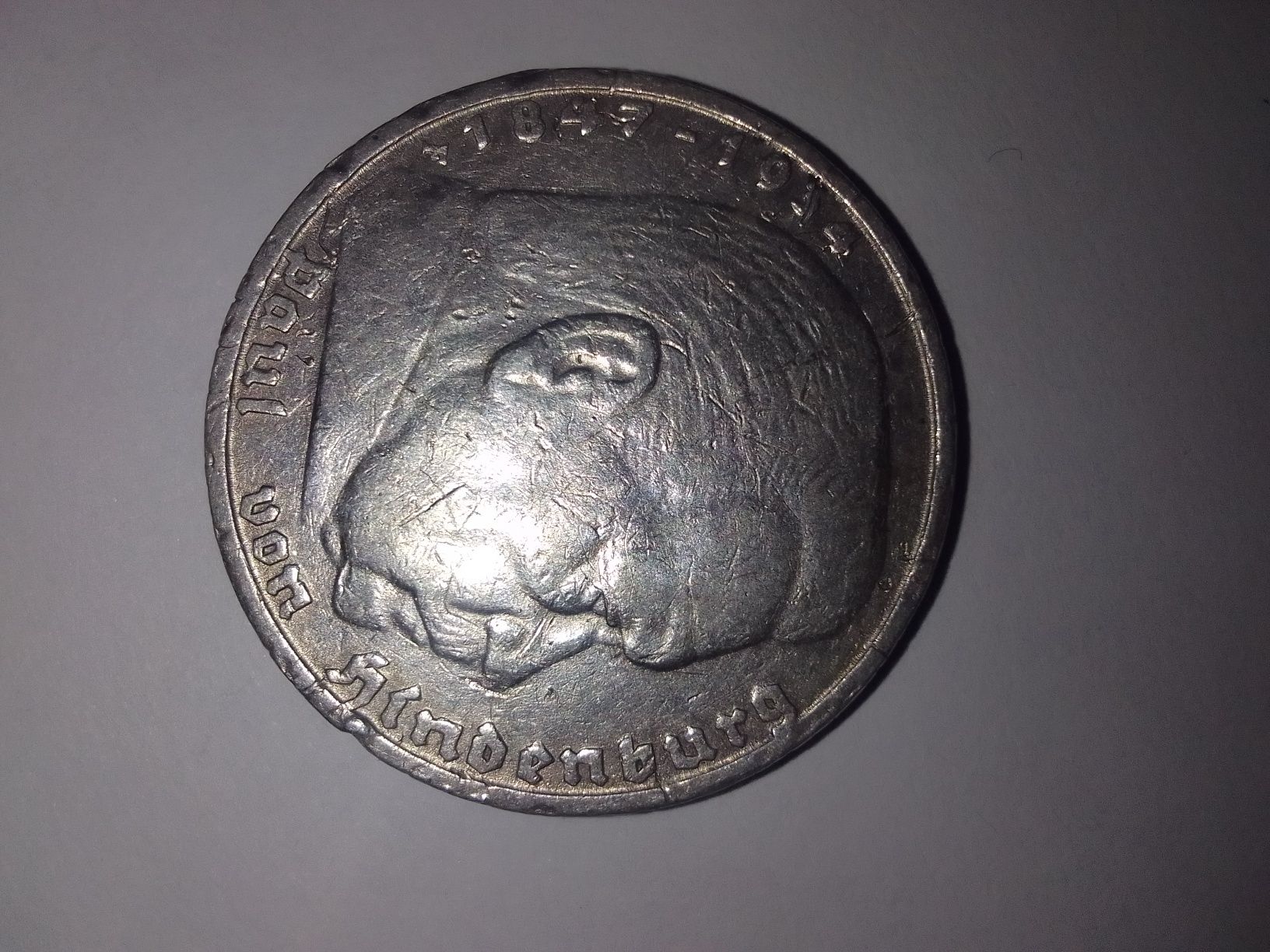 5 рейхсмарок, 1935, срібло