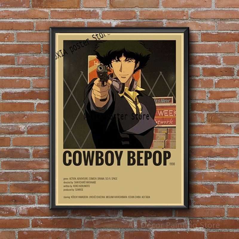 РАСПРОДАЖА! Плакат по аниме Ковбой Бибоп (Cowboy Bebop)