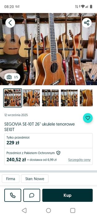 Ukulele jak nowe