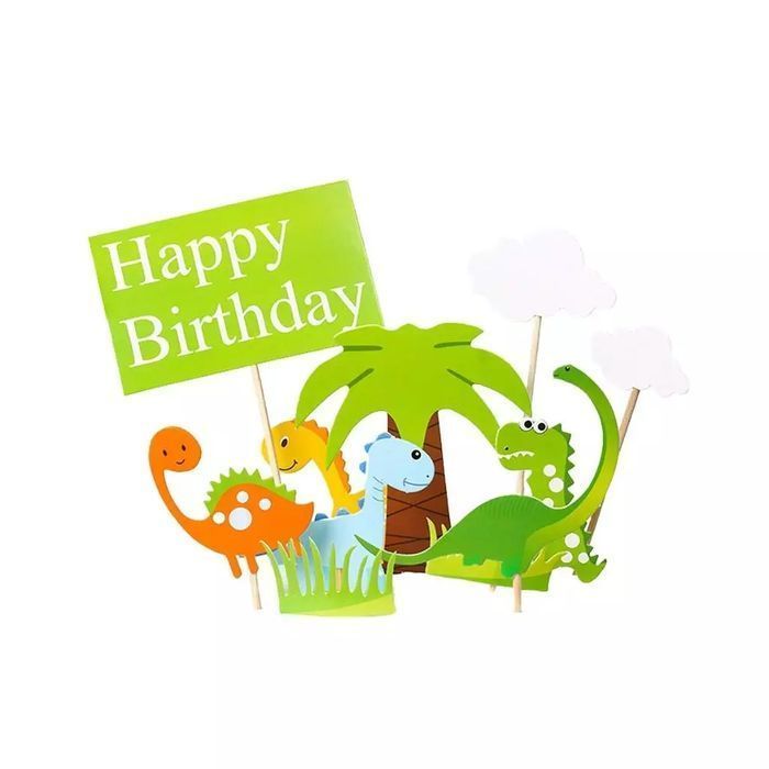 Dekoracja tortu dinozaury. Arpex