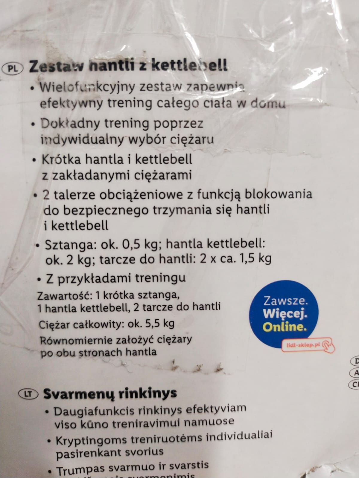 Zestaw do ćwiczeń Crivit