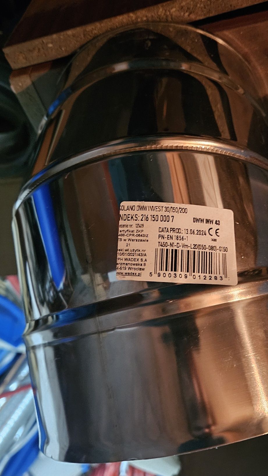 Kolano kwasoodporne 45* fi150 izolowane