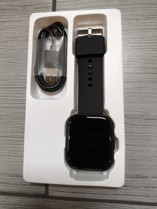 Smartwatch zegarek fitness z 112 trybami sportowymi czarny