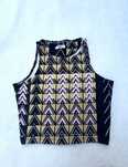 Oryginalny wzorzysty top River Island - rozm. 34