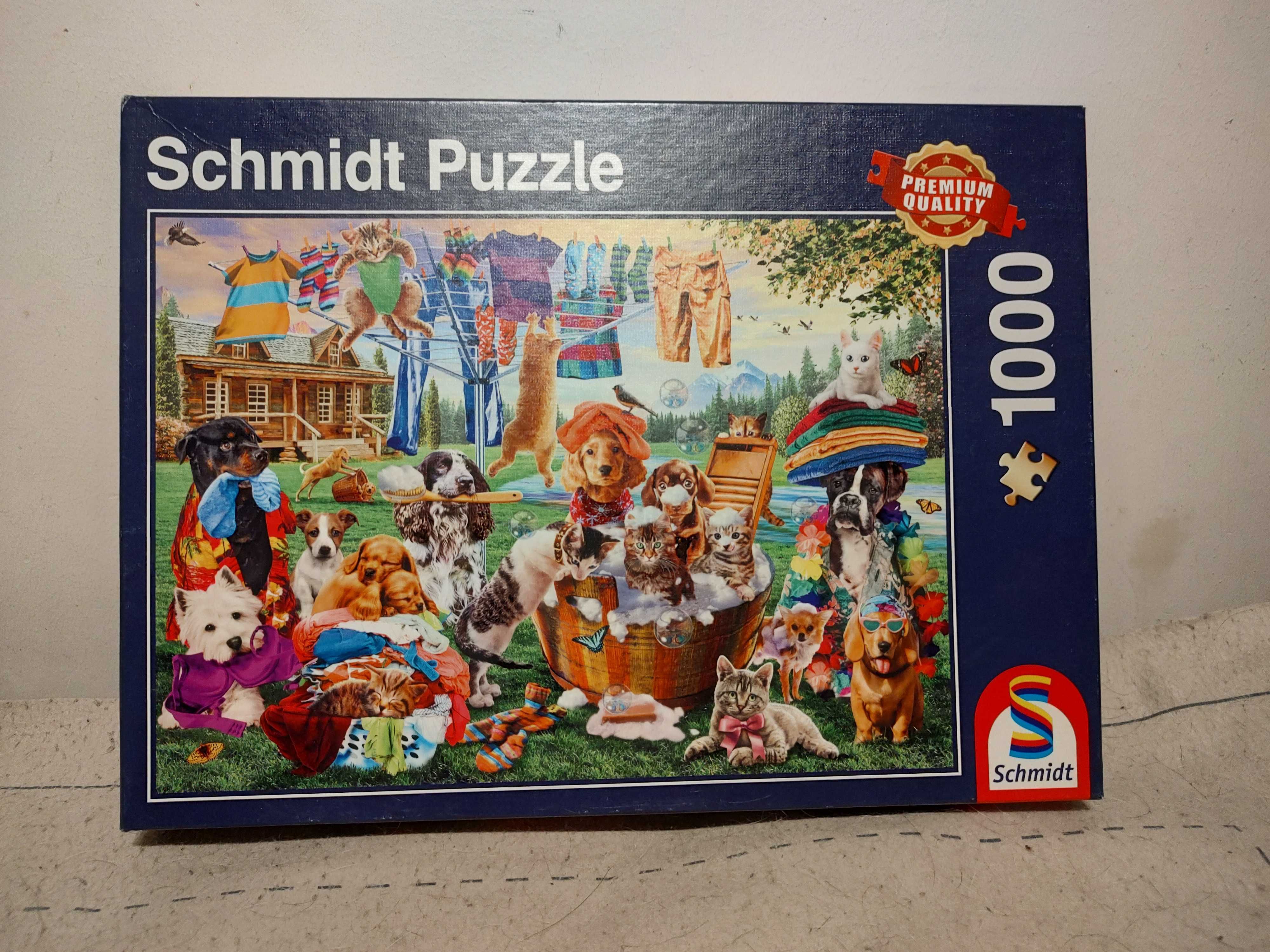 Puzzle Schmidt Crazy garden of pets 1000