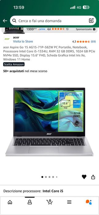 Acer Aspire Go 15 AG15-71P-58ZW PC Гарантія 12 міс