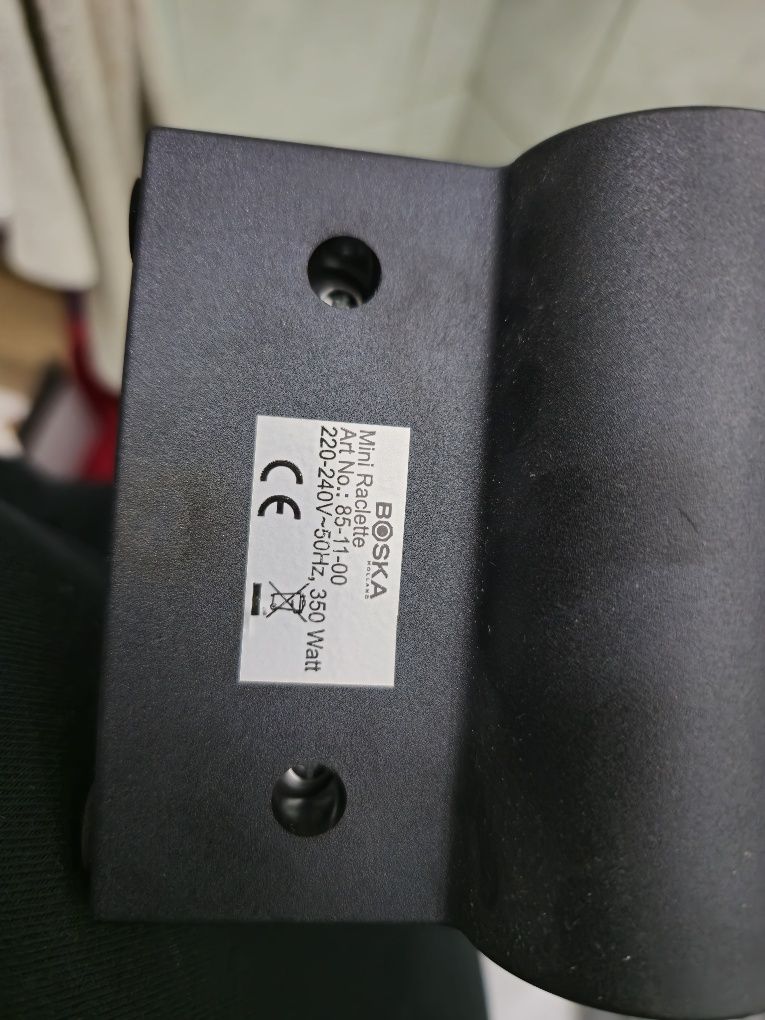 Grill elektryczny na sery dla dwóch osób BOSKA Holland Mini Raclette