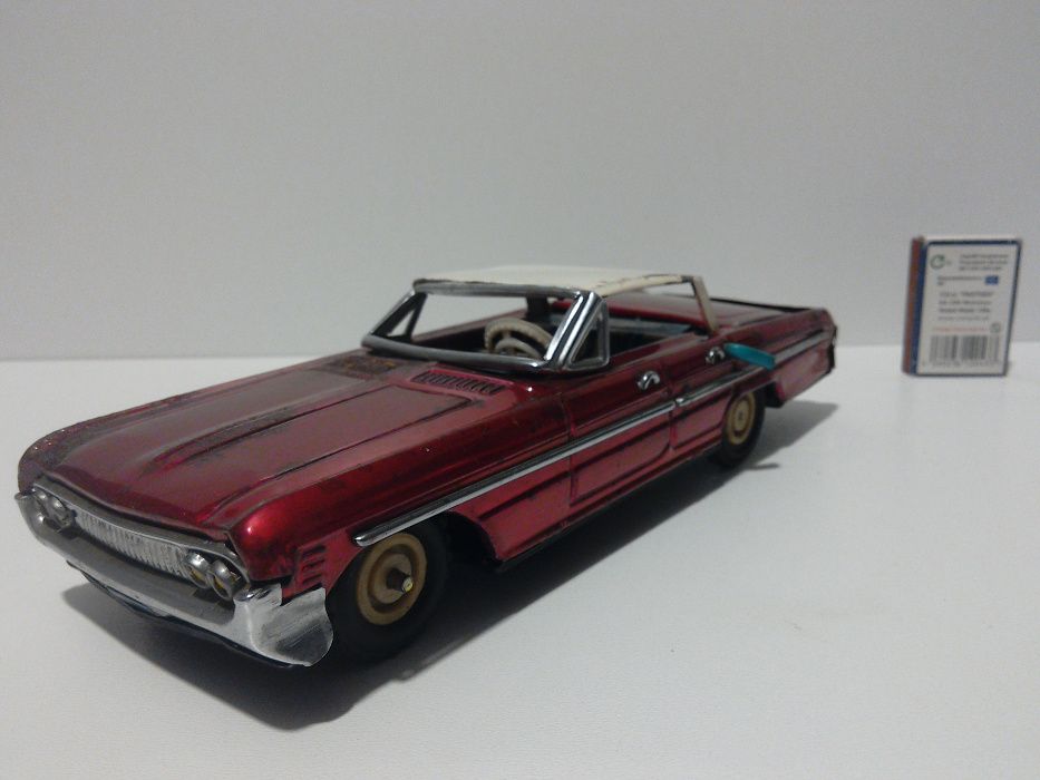 stara zabawka PRL blaszana auto kabriolet USA retro antyk zabytek czz