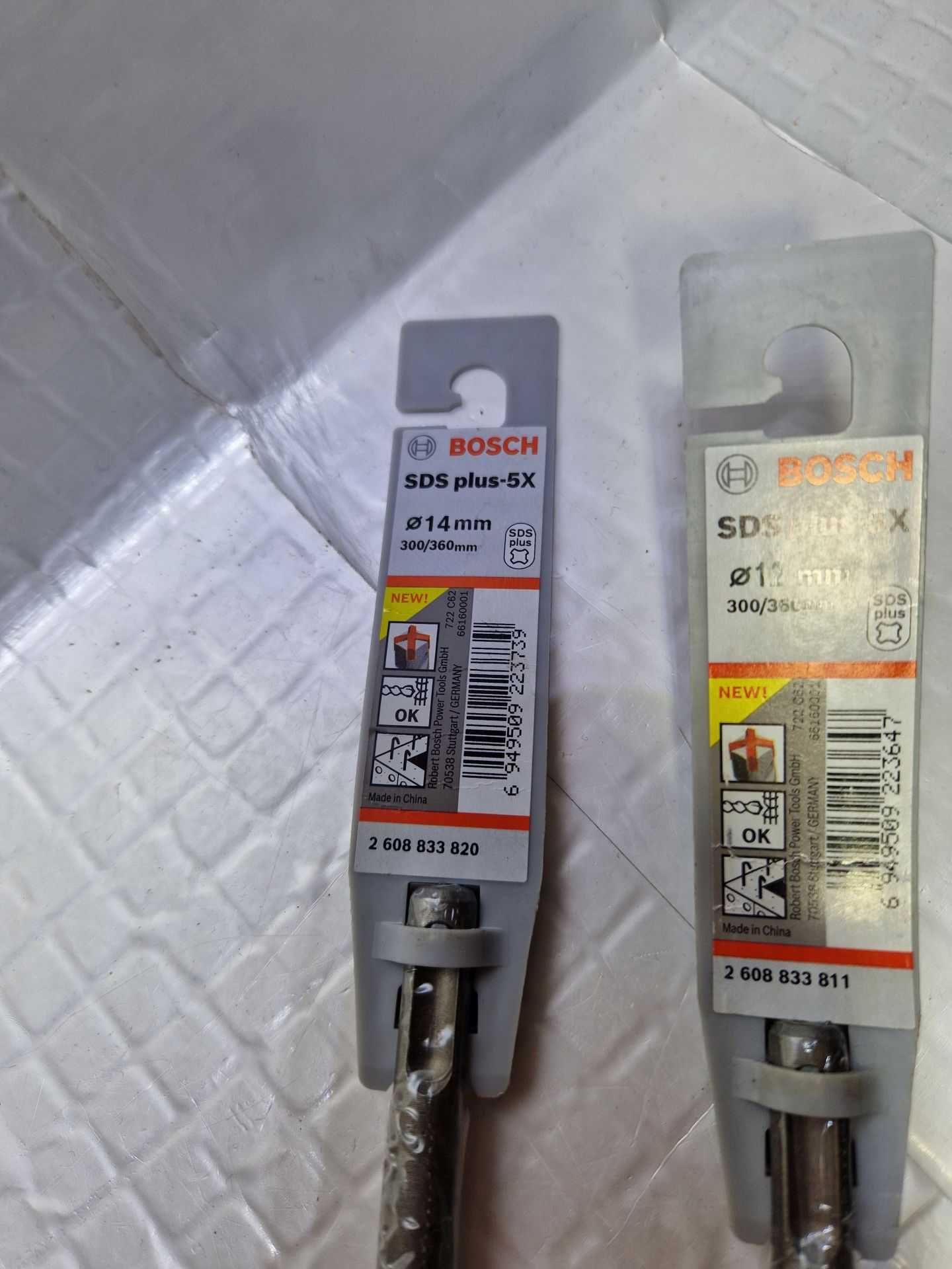 Dwa Wiertła do młotów SDS-plus-5X Bosch - 12 i 14