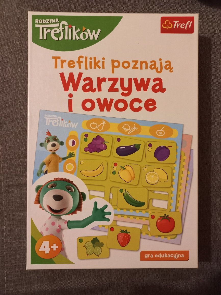 Gra TREFL Trefliki poznają: Warzywa i owoce

Trefl