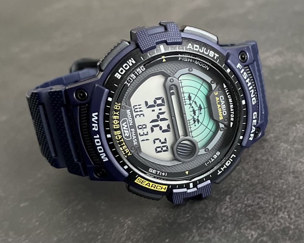 Годинник Casio WS-1200H-2A новий оригінал fishing gear для риболовлі