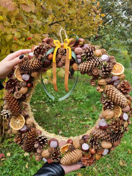 ВЕЛИКИЙ ВИБІР! Зимовий Новорічний Різдвяний вінок на двері