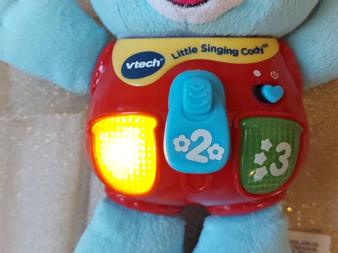 Vtech jęz ang Śpiewający edukacyjny maly miś Cody dla 3-18 m