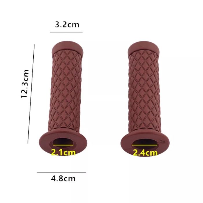 Par de punhos de moto, estilo cafe racer e scrambler