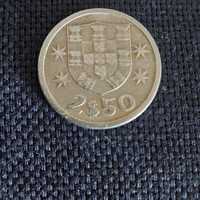 Moeda 2,50 escudos 1964