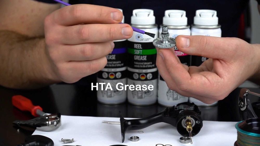 Підшипники Shimano, Ryobi. Мастило синтетика PAO, смазка для котушек