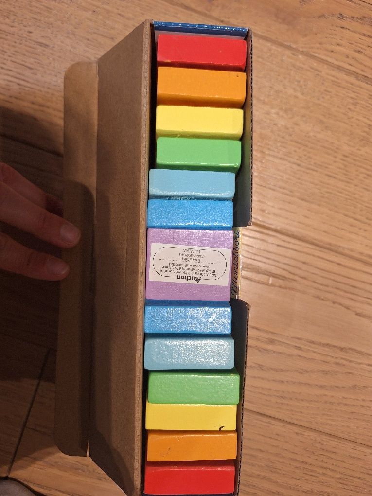 One Two Fun Tęcza Montessori zabawka edukacyjna