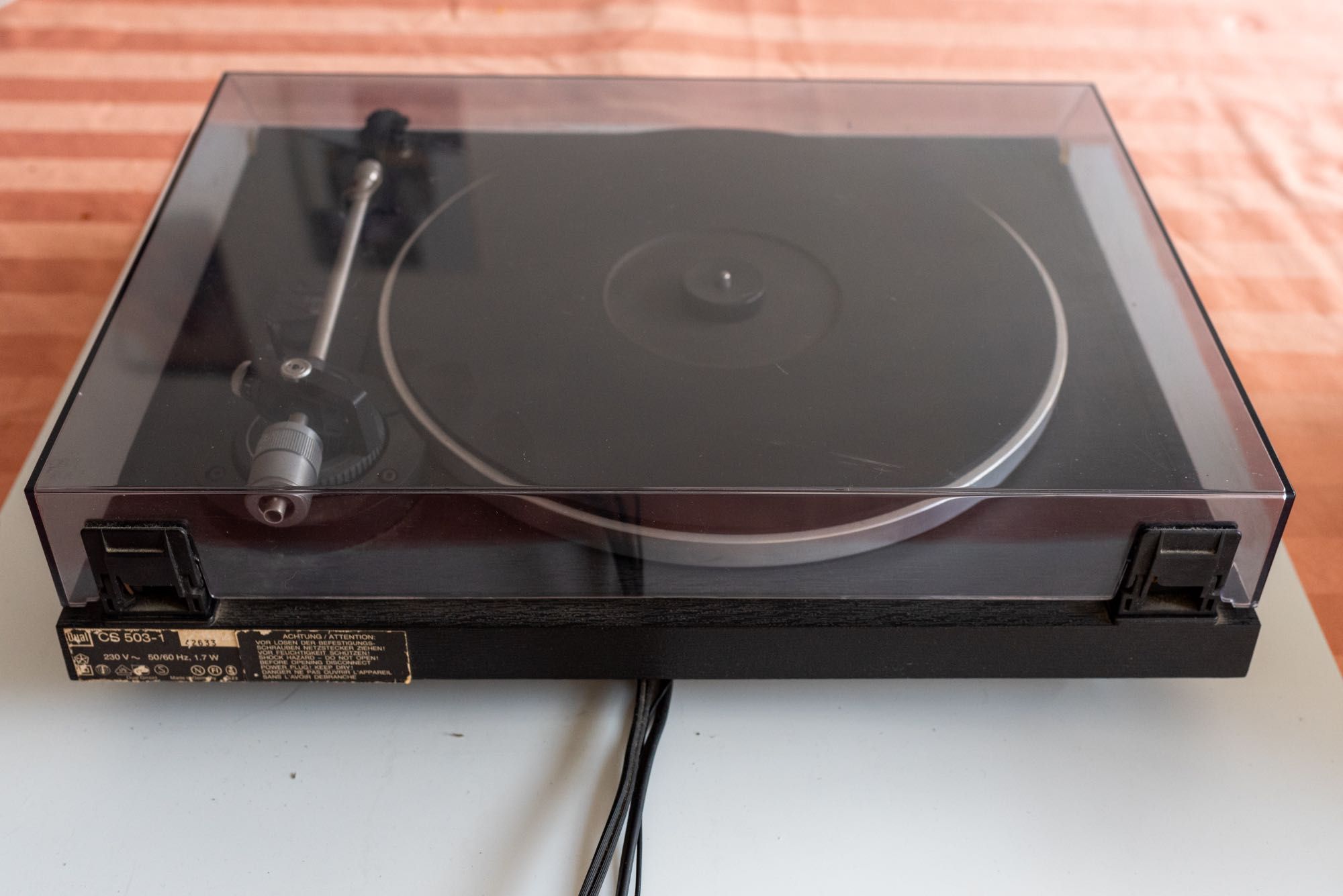 Giradiscos (turnable/prato) Dual - CS 503-1