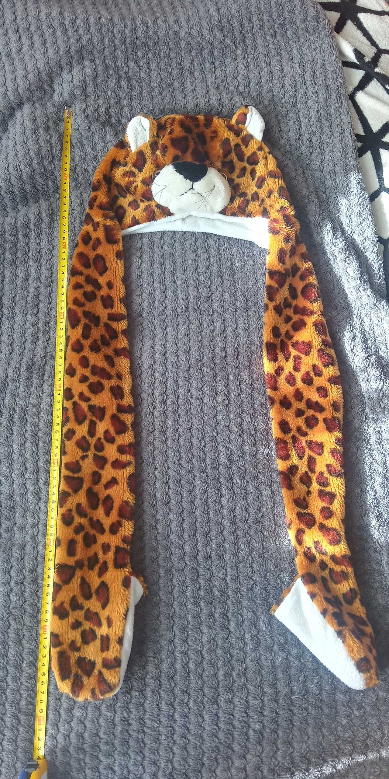 Czapka dziecięca lampart kot strój