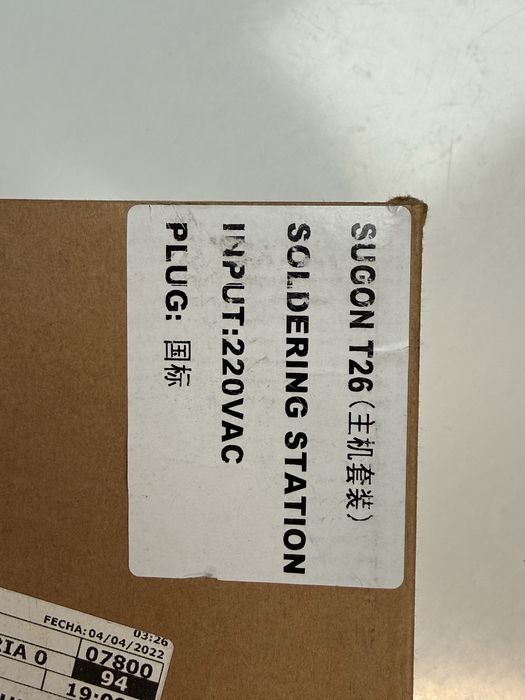 Estação de solda SUGON T26 (T26D) — Aquecimento ultra-rápido