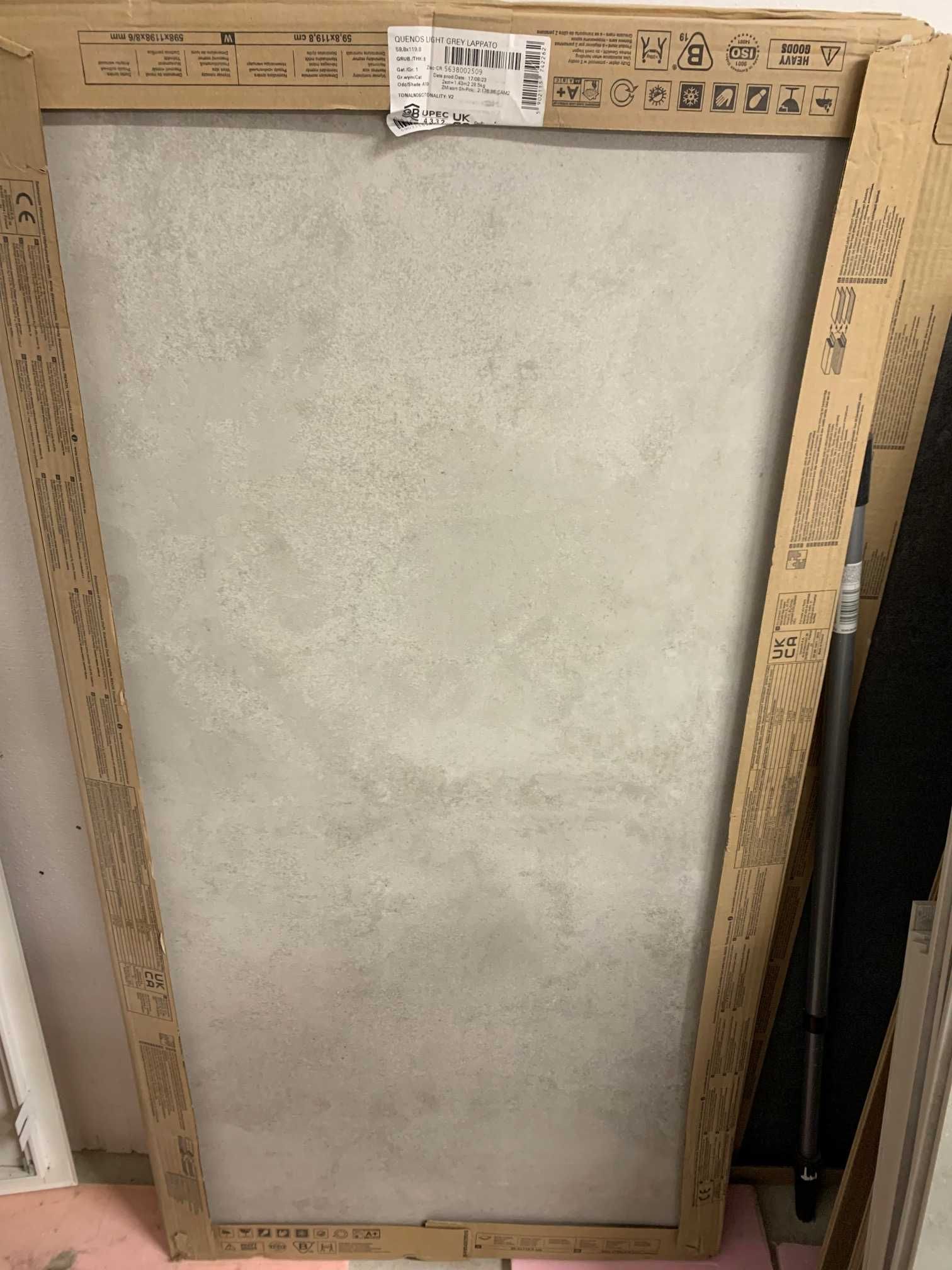 Gres szkliwiony Quenos Light Grey i Graphite lappato 59,8x119,8 gat. I