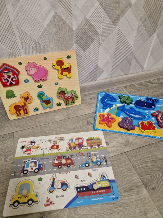 Рамки вкладиші, магнітна рибалка, розвиваючі ігри