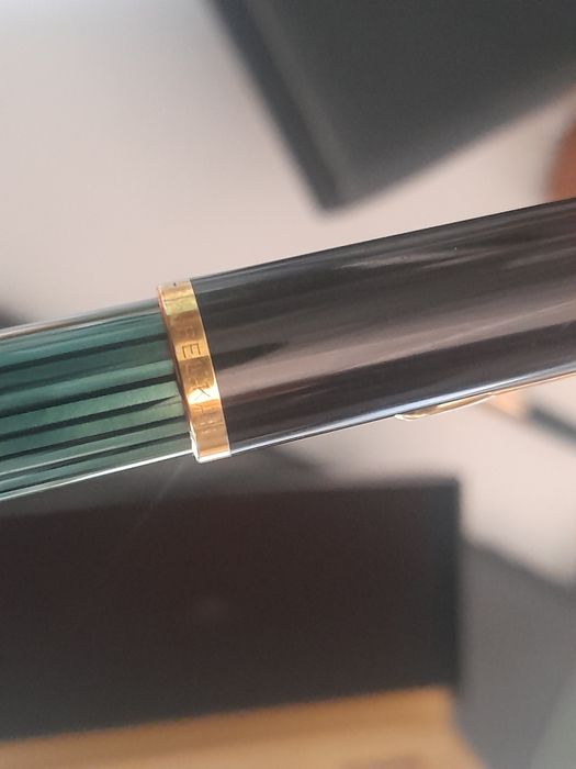 Caneta tinteiro Pelikan 400 verde vintage
