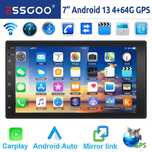 Radio samochodowe 2 din dotykowe Essgoo 4GB RAM 64 GB Android Apple